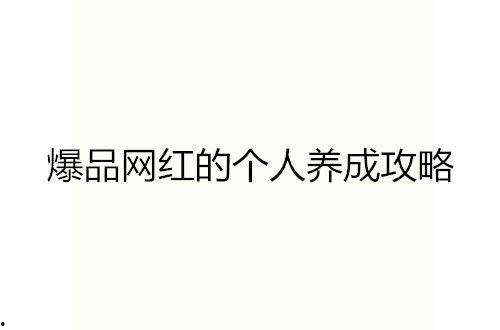 有什么办法成网红